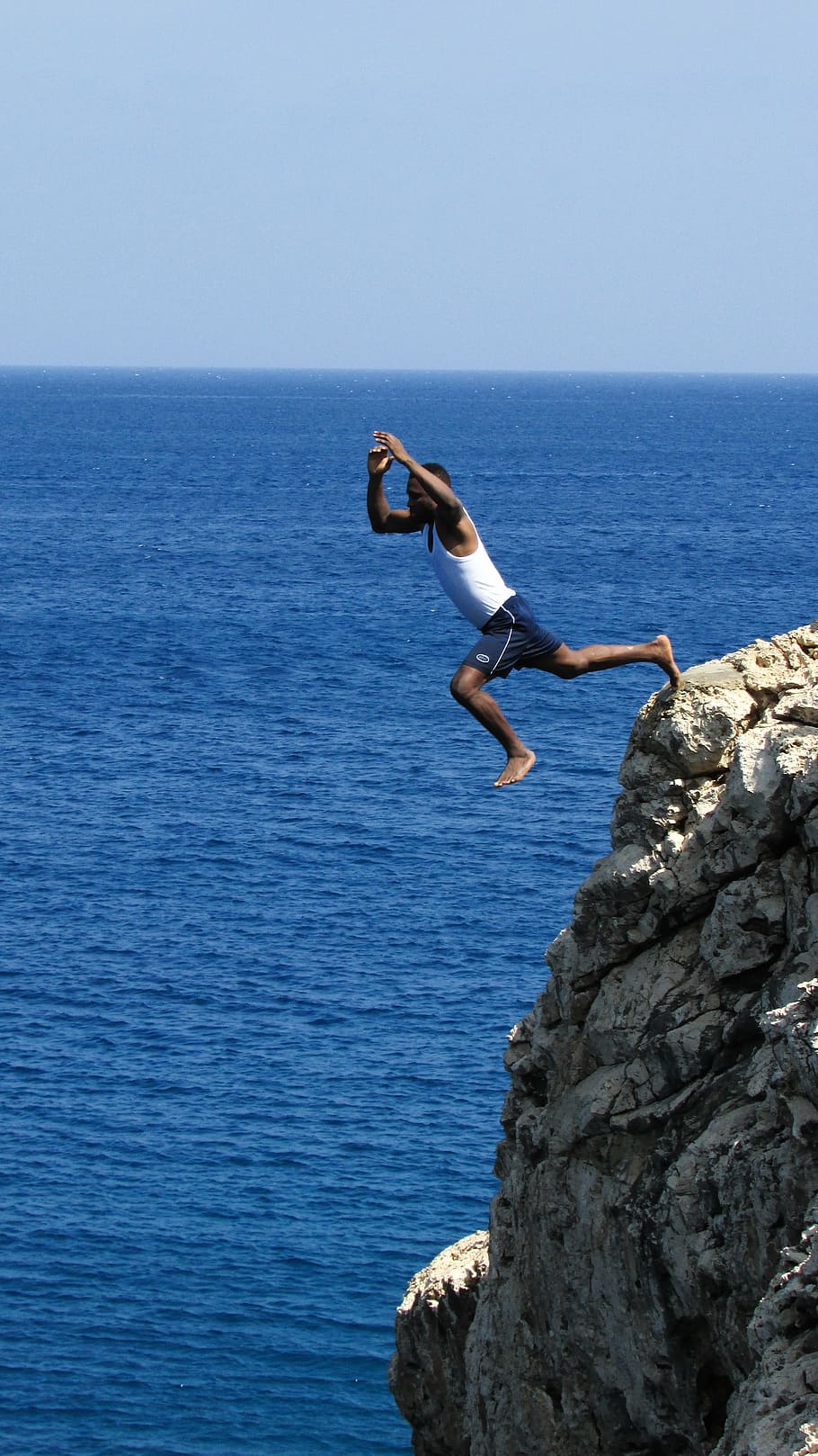 dive, sea, diving, summer, adventure, action, man, danger, sport HD wallpaper