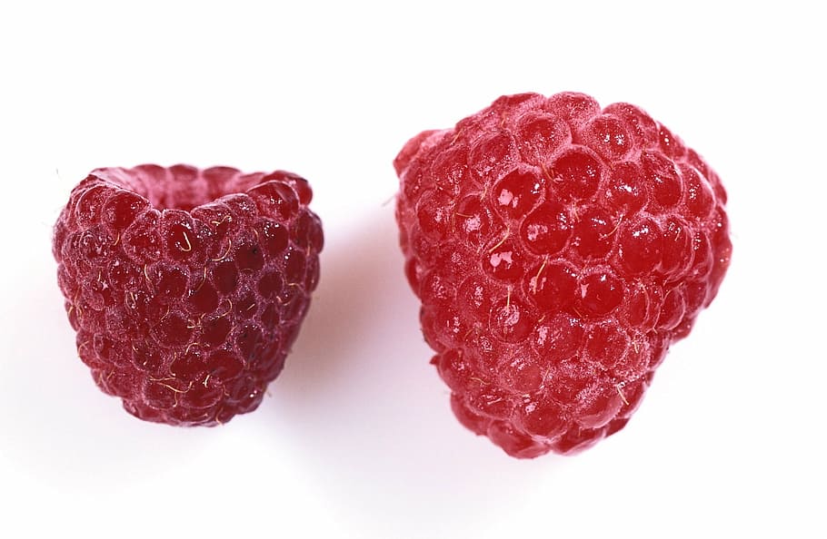 raspberry, fruit, red, close up, sweet, macro, food, summer HD wallpaper