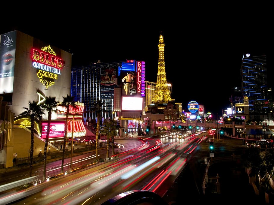 casino, night, light, lights, america, illuminated, architecture HD wallpaper