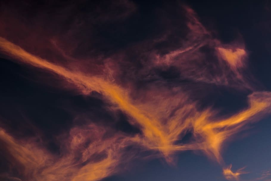 Dark Clouds, Form, sky, clouds form, front detail, covered sky HD wallpaper