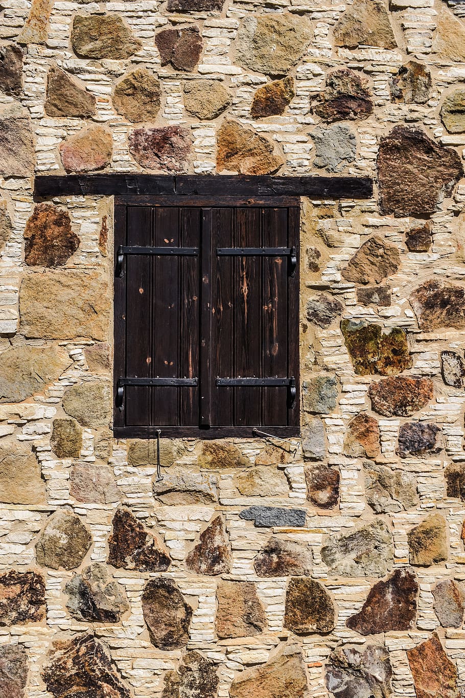 wall, window, stone built, architecture, traditional, kapedes HD wallpaper