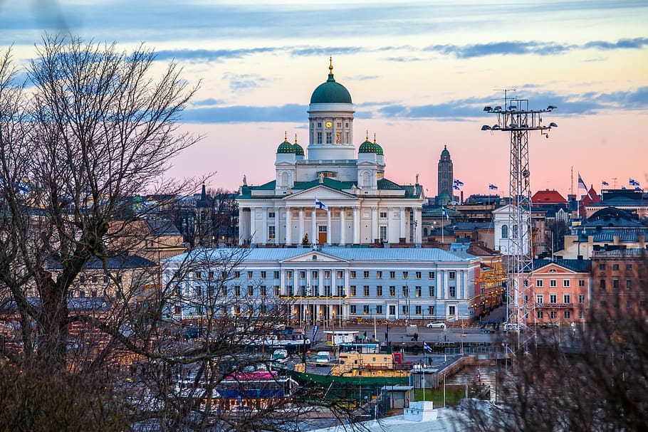 helsinki cathedral, church, finland, architecture, landmark