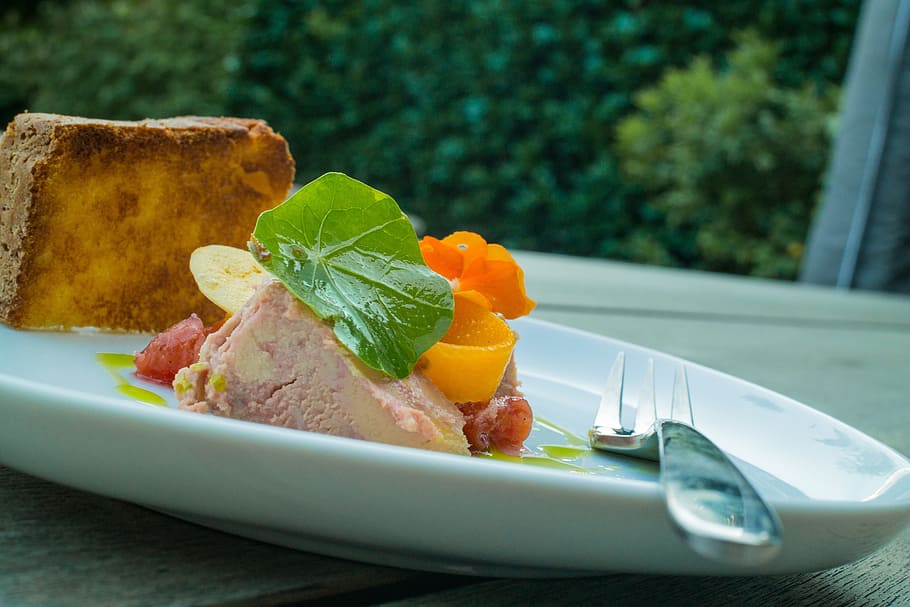 Duck, Liver, Pate, duck liver, summer, food and drink, plate HD wallpaper