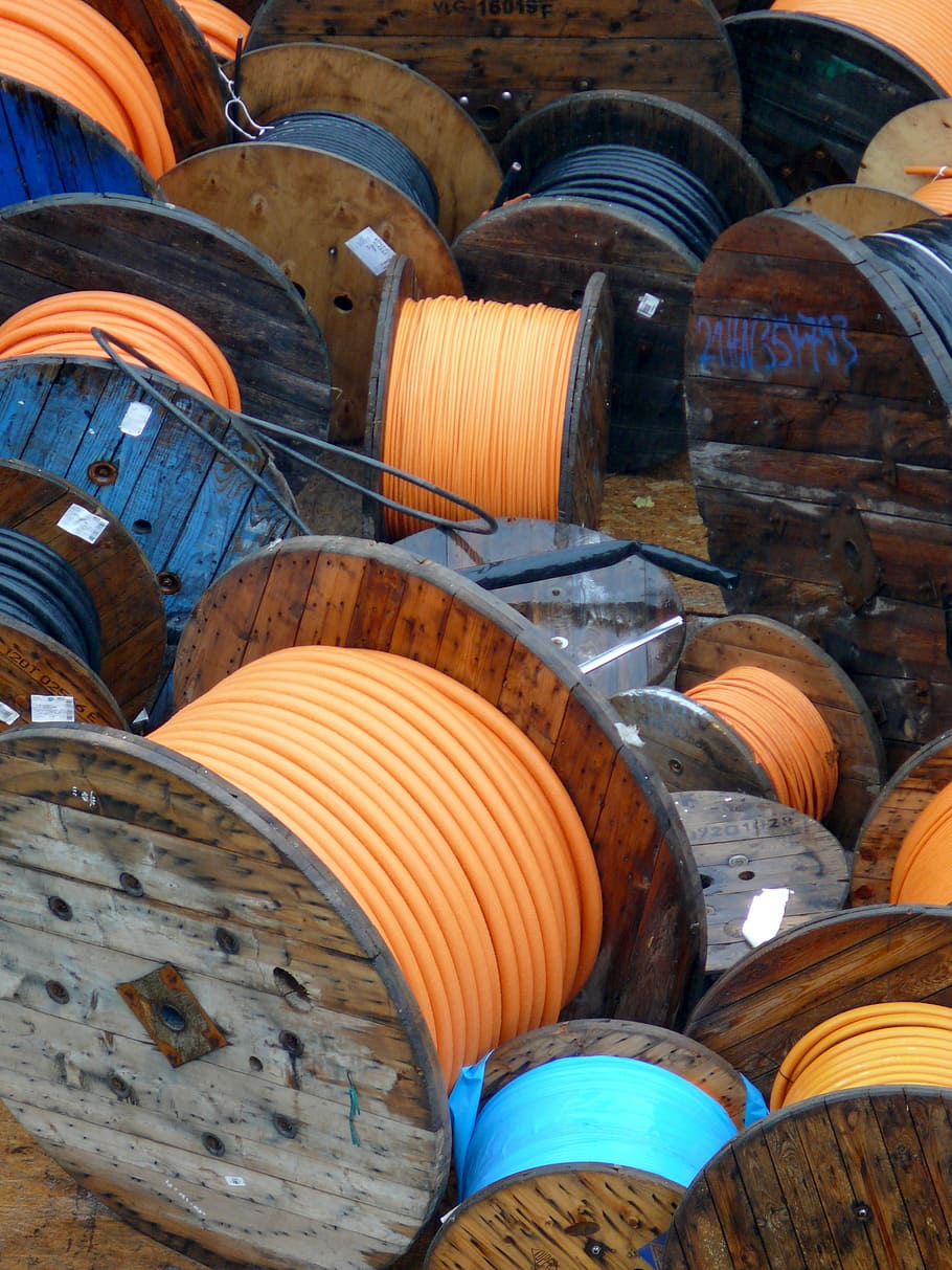 Coil, Wire, Work, Pull, Hard, site, pull hard, worker, city HD wallpaper