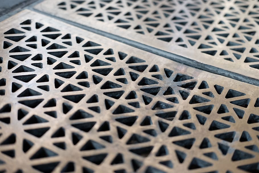 pattern, floor, grille, church, threesome, surface, textured HD wallpaper