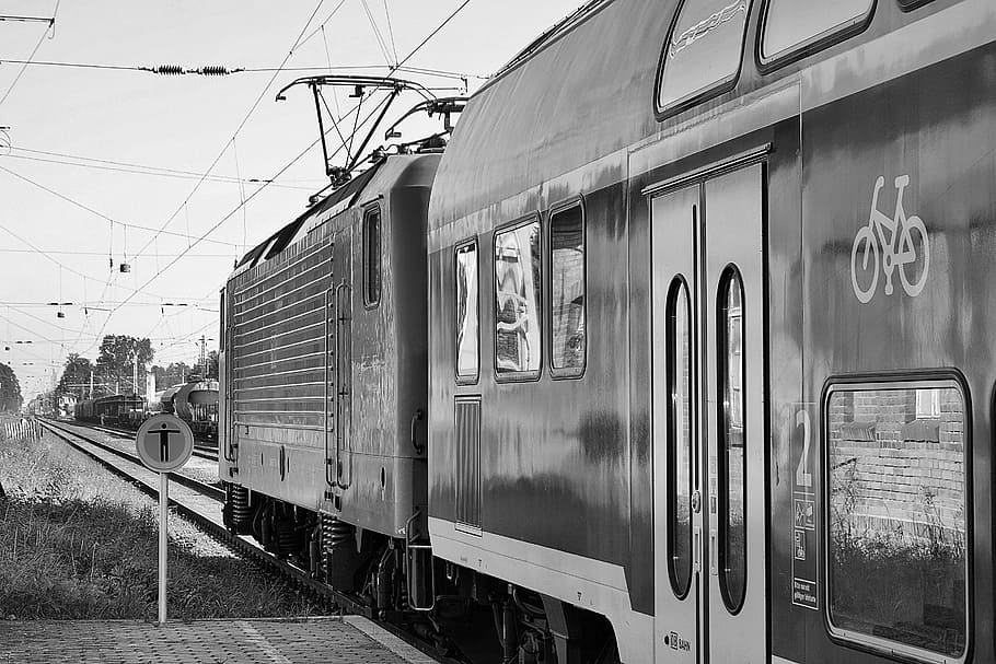 Platform, Railway Tracks, Catenary, railway station, train HD wallpaper