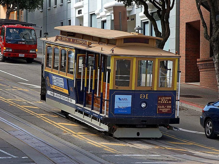 cars, cable, buses, trains, vehicles, transportation, cable Car