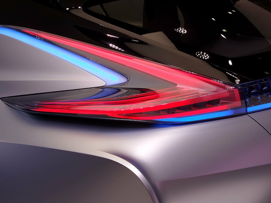 car, rear, showroom, prototype, vehicle, automobile, design HD wallpaper