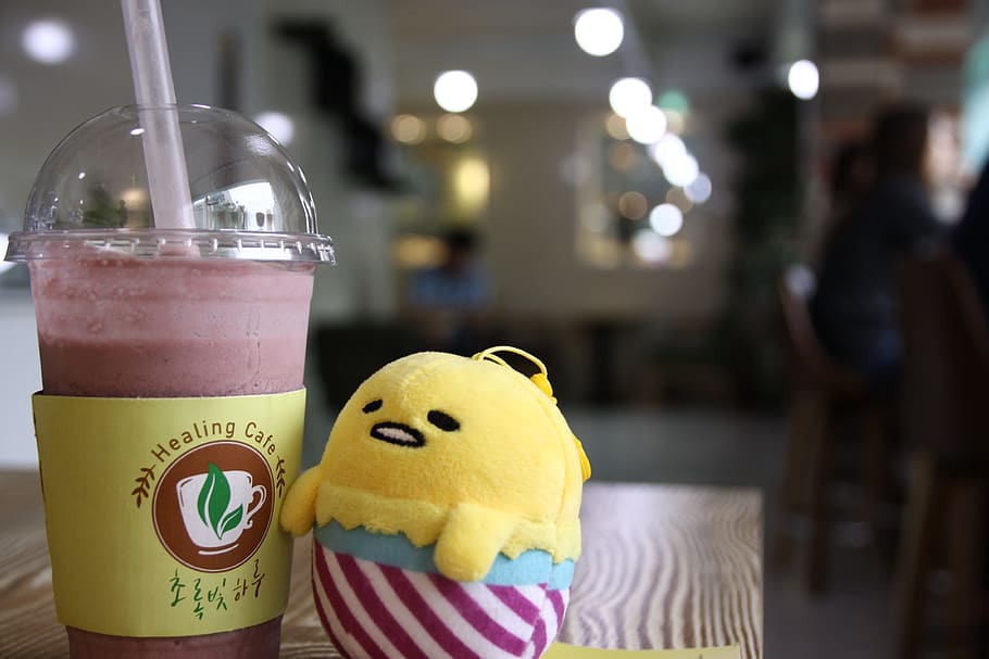 Coffee, Bread, Dessert, Green Day, healing cafe, food, drink HD wallpaper