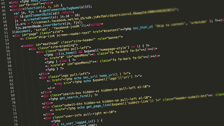 source code screengrab, Programming, Coding, Web, Language HD wallpaper