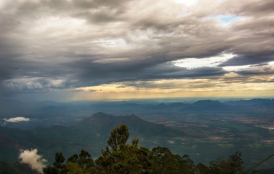 clouds, cloudy skies, dawn, daylight, dusk, fog, landscape HD wallpaper