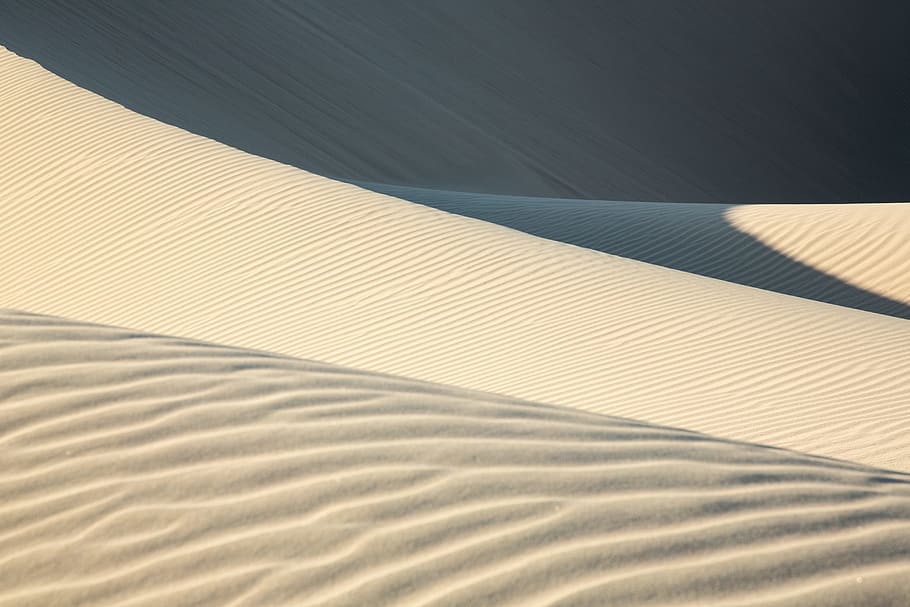 dune, desert, beach, sand, nature, dry, pattern, sand dune HD wallpaper