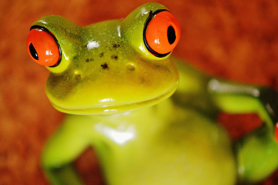 frog, funny, figure, cute, ceramic, frogs, sweet, animal, green HD wallpaper