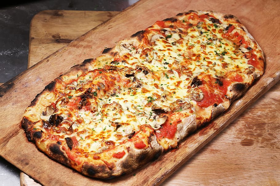 big, city, pizza, food and drink, dairy product, freshness HD wallpaper