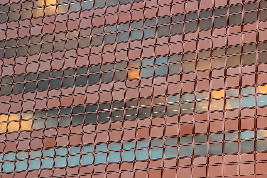skyscraper, window, clouds, facade, building, skyscrapers, architecture HD wallpaper