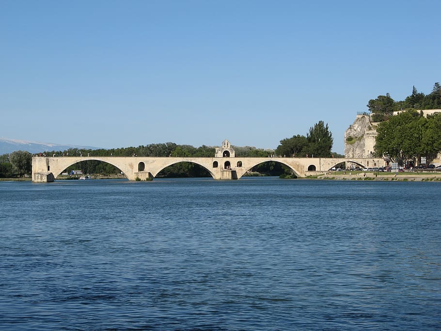bridge of avignon, heritage, monument, france, architecture, HD wallpaper