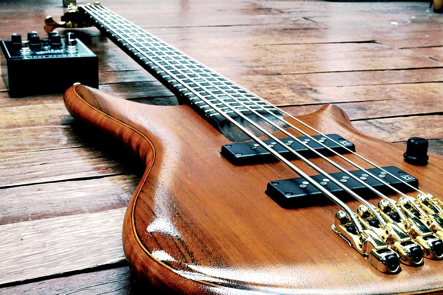 Closeup shot of an electric guitar, various, music, musical Instrument