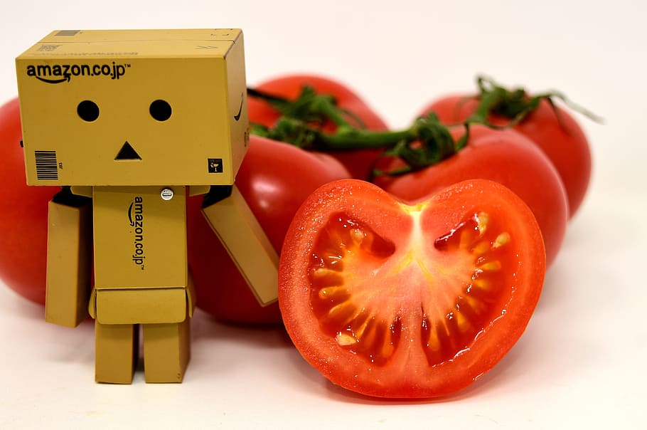 danbo, figure, tomatoes, vegetables, healthy, food, datailaufnahme HD wallpaper