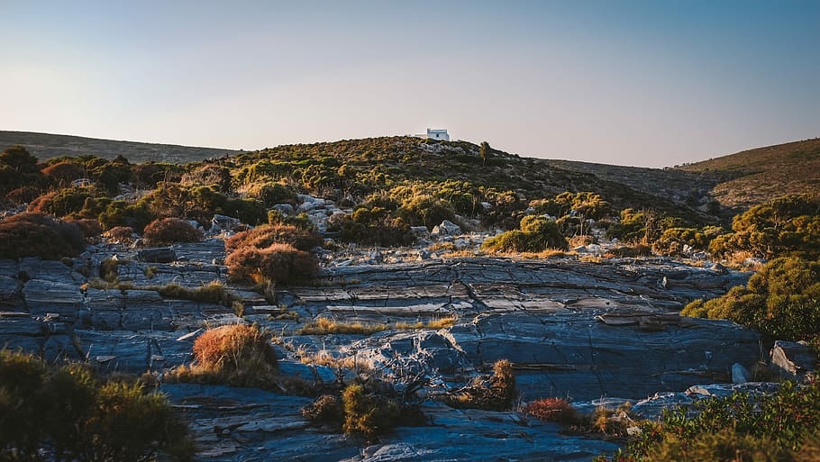 landscape photography on mountain, nature, scenics, outdoors HD wallpaper