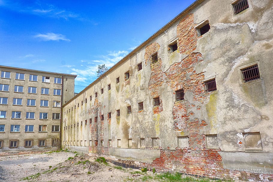 monument, kdf, building, prora, architecture, building exterior HD wallpaper
