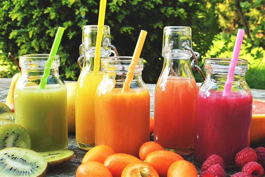 Healthy fruit smoothies juice, food/Drink, diet, drinks, fitness, HD wallpaper