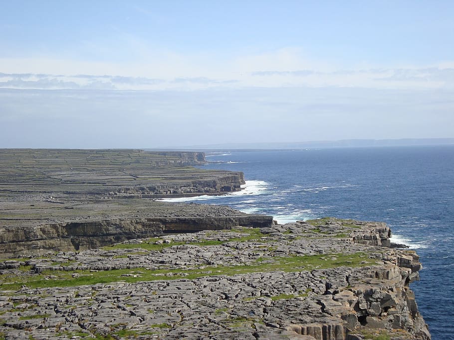 Inishmore, Ireland, Aran, sea, nature, horizon over water, scenics HD wallpaper