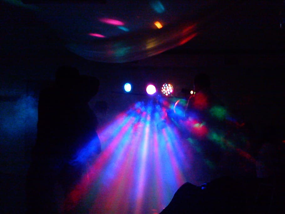 lights, disk, disco, night, music, arts culture and entertainment HD wallpaper