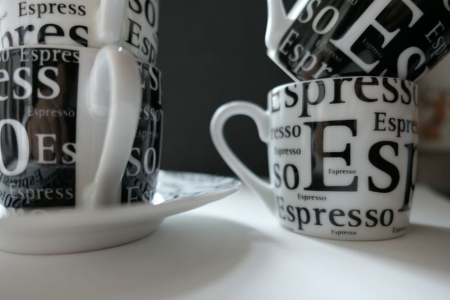 espresso, espressotasse, coffee, coffee break, coffee cup, porcelain, HD wallpaper