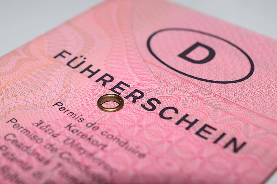 pink paper, driver's license, driving licence, driving school