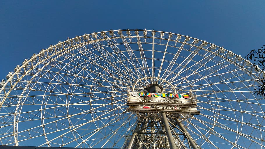 ferris wheel, amusement park, amusement park ride, arts culture and entertainment HD wallpaper