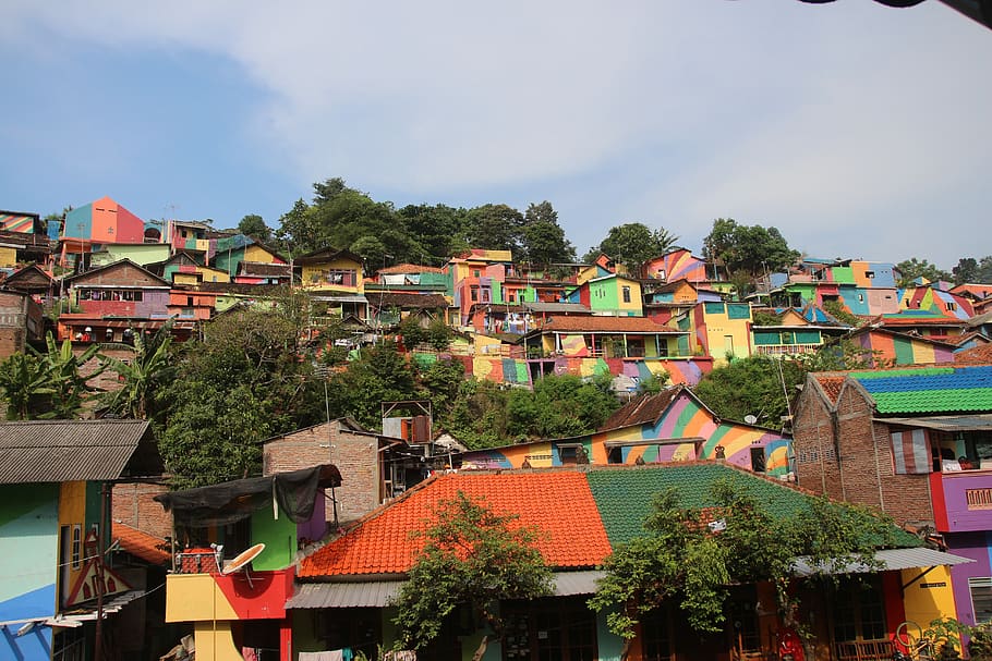 rainbow village, raibow, semarang, centraljava, rainbowvillage, HD wallpaper