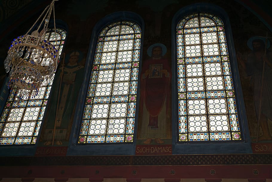 window, church, light, belief, religion, stained glass, architecture HD wallpaper