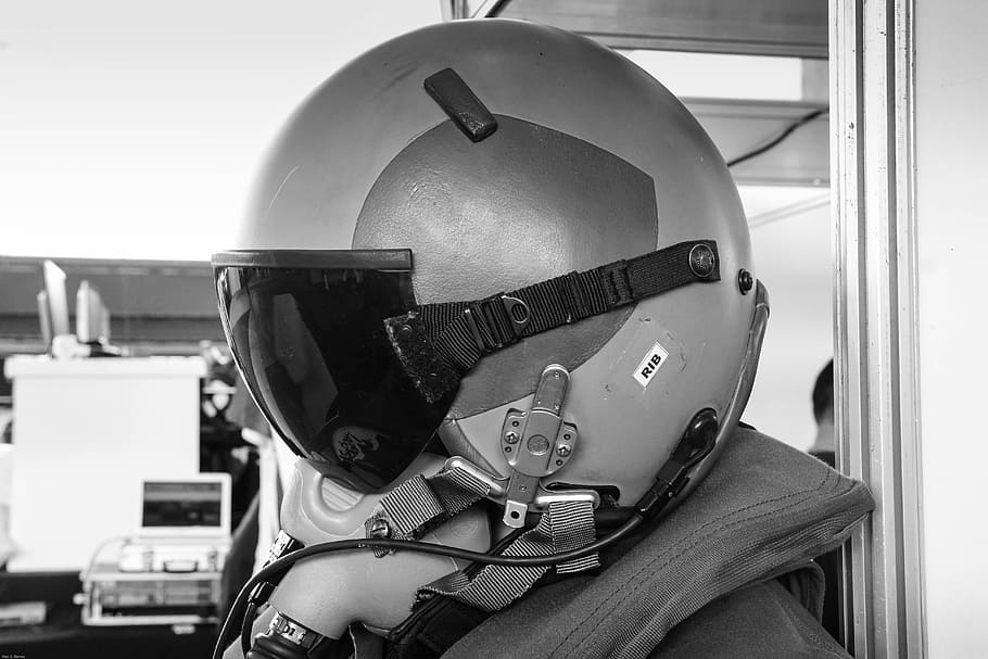 plane, helmet, jet, close-up, headwear, security, headshot HD wallpaper