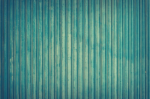 photo of green corrugated wall, background, blank, blue, color HD wallpaper