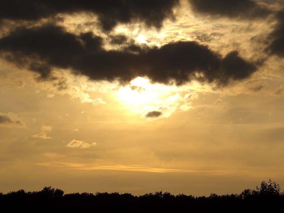 sunset, nature, sky, landscape, cloud, cloud - sky, beauty in nature HD wallpaper