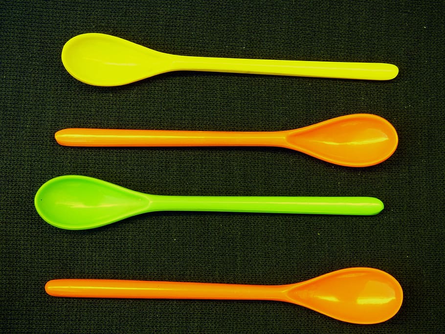Spoons, Plastic, Colors, kitchen Utensil, kitchenware Department, HD wallpaper