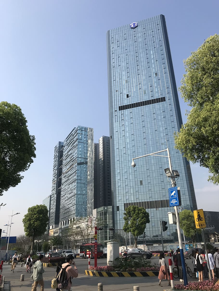 city, building, skyscraper, architecture, built structure, building exterior HD wallpaper