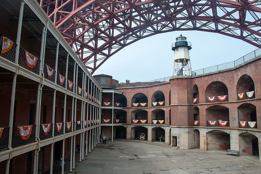 Fort Point, National Historic Site, military, architecture, landmark