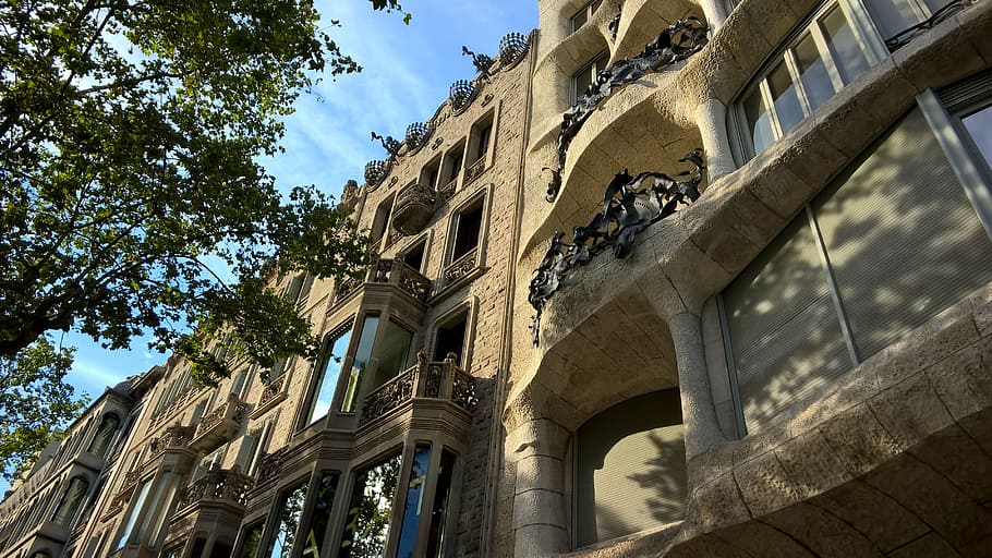 architecture, gaudi, art, landscape, tourist, tourist attraction HD wallpaper