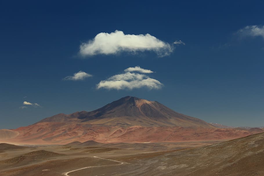 mountain, highland, cloud, sky, summit, ridge, landscape, nature HD wallpaper