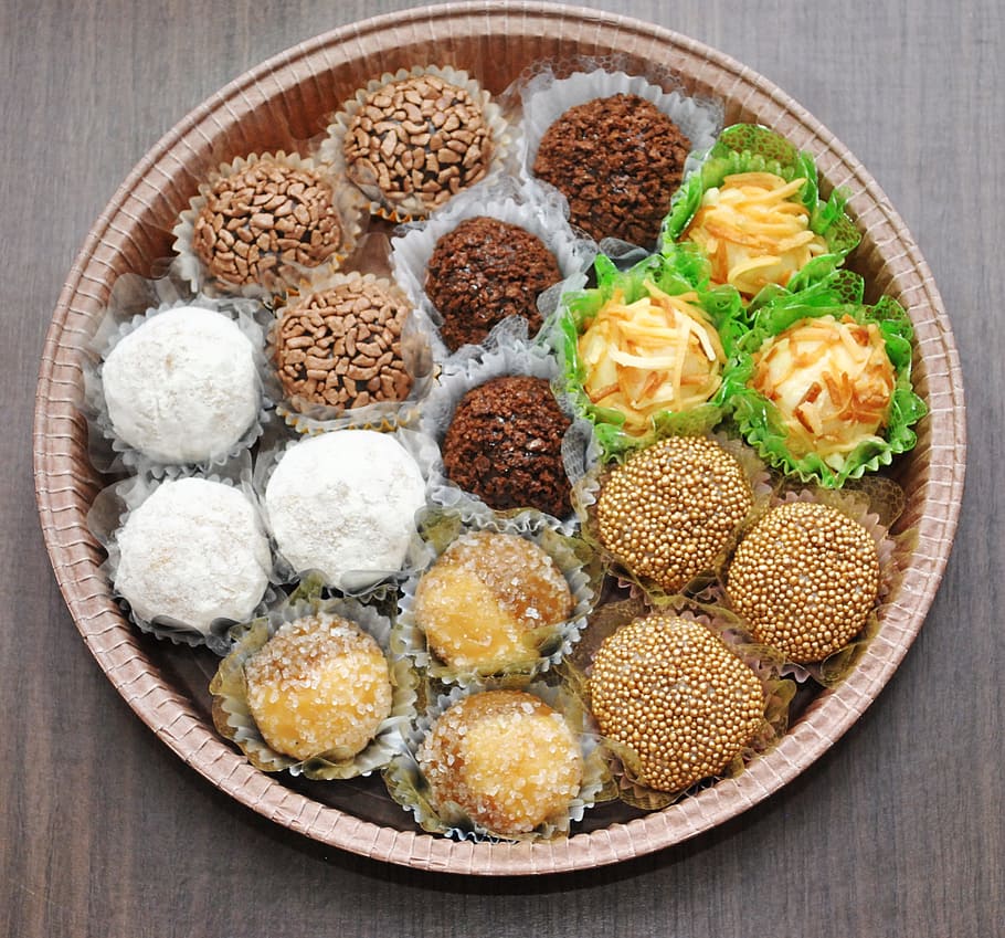 Sweet, Brigadier, Party, food, gourmet, food and drink, variation HD wallpaper