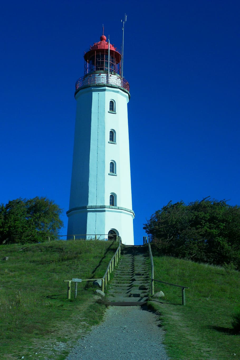 lighthouse, hiddensee, baltic sea, direction, guidance, tower HD wallpaper