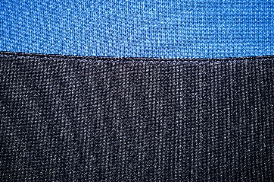 unstained black cloth, Textile, Texture, Clothes, Black, Blue HD wallpaper