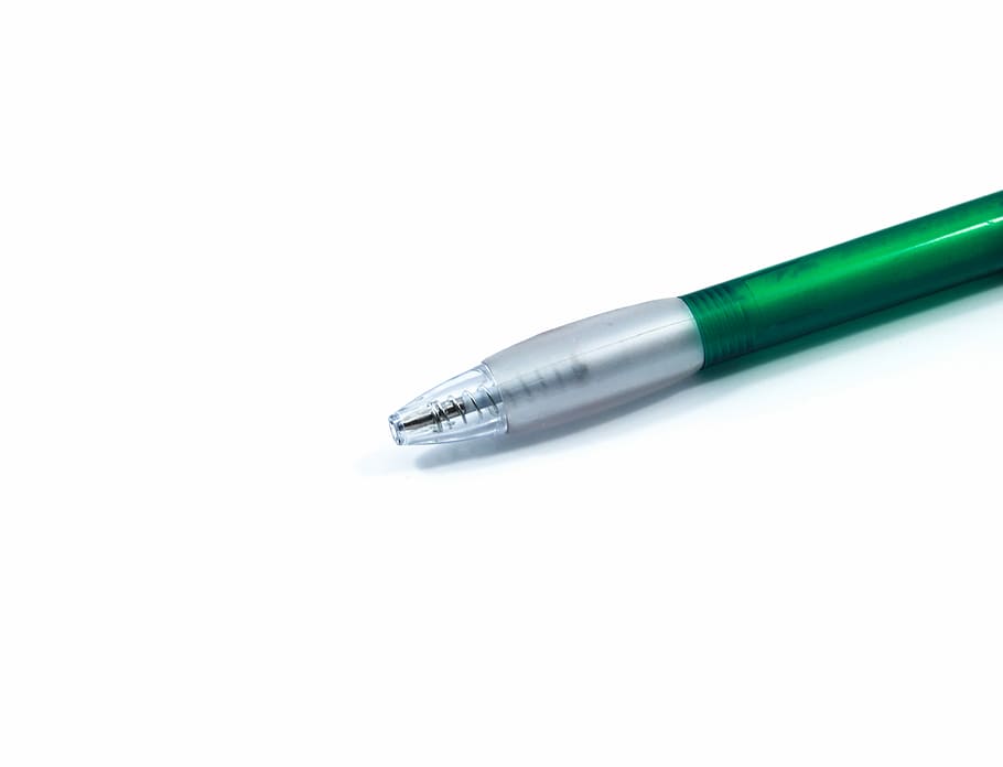 Pen, Ink, Blue, Green, writing, white background, image, pencil HD wallpaper