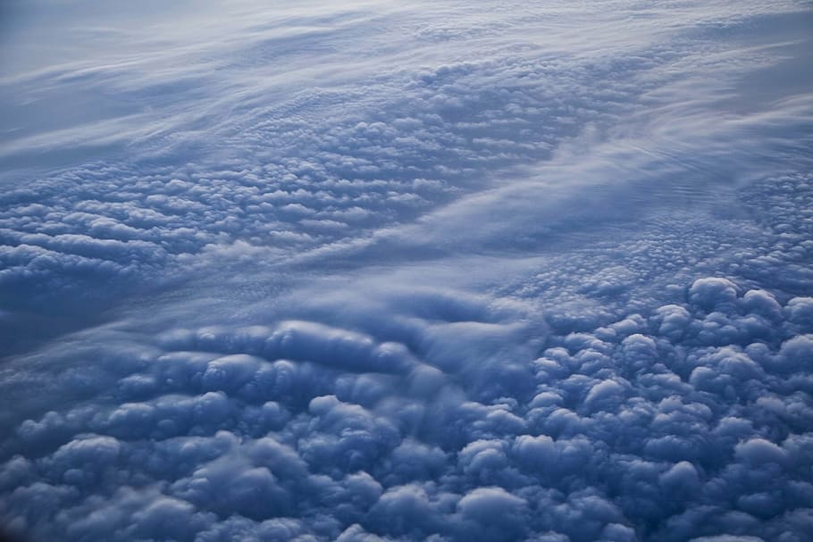sky, heaven, air, clouds, white, nature, blue, weather, cloud - Sky HD wallpaper