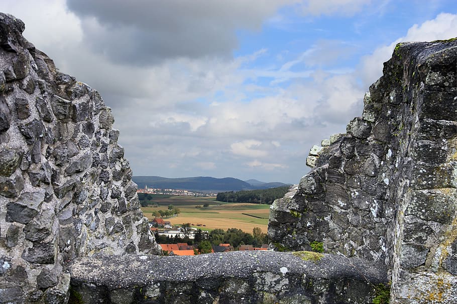 castle, wall, castle wall, outlook, middle ages, knight's castle HD wallpaper