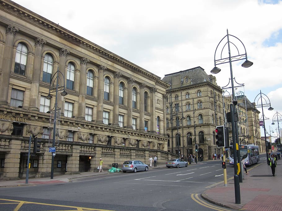 leeds, winter, england, building exterior, architecture, city HD wallpaper