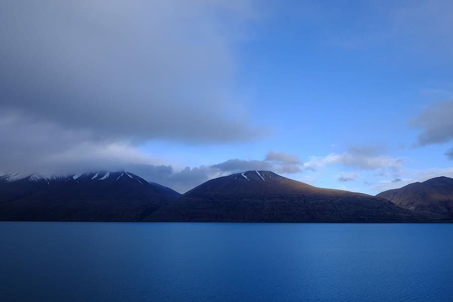 nature, lake, mountain, landscape, scenics, water, mountain Range HD wallpaper