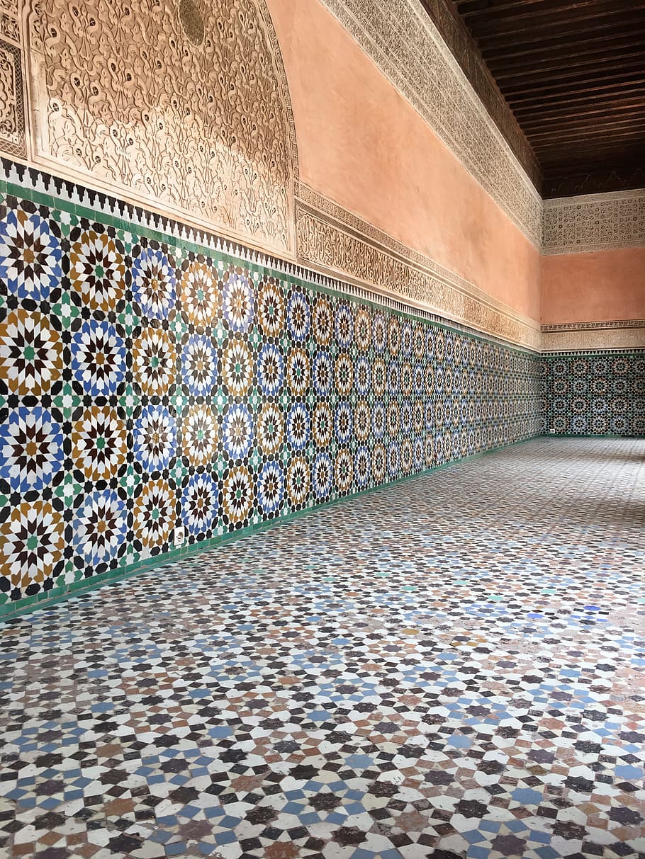 Tiles, Morocco, Orient, Africa, marrakech, oriental, arabia, HD wallpaper