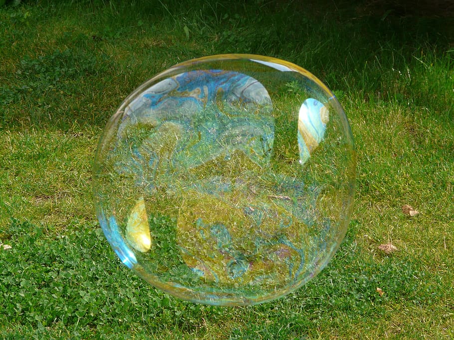 Soap Bubble, Huge, Shimmer, large, colorful, fly, soapy water HD wallpaper